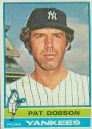 1976 Topps Baseball Cards      296     Pat Dobson
